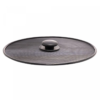 Tampa Protetora para Frituras de Metal Revestida com Plástico Preta 25cm - Lyor - Image 3