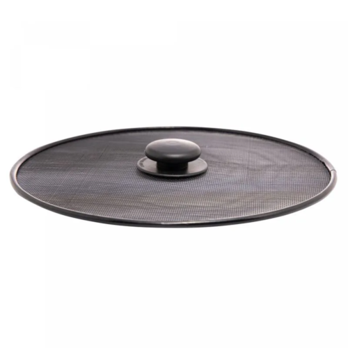 Tampa Protetora para Frituras de Metal Revestida com Plástico Preta 25cm - Lyor - Image 3