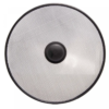Tampa Protetora para Frituras de Metal Revestida com Plástico Preta 25cm - Lyor - Image 2