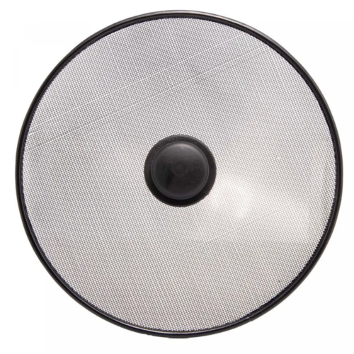 Tampa Protetora para Frituras de Metal Revestida com Plástico Preta 25cm - Lyor - Image 2