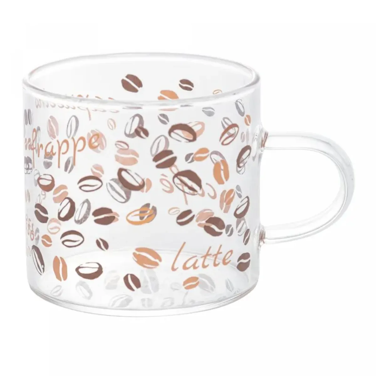 Caneca de Vidro Borossilicato Resistente ao Calor Coffee 125ml - Lyor