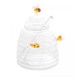 Meleira De Vidro Com Pegador Lovely Bee 10cm - Lyor
