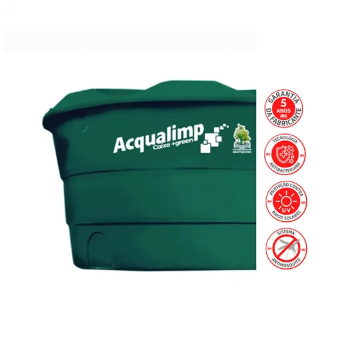 CAIXA D'AGUA 500L C/TAMPA - ACQUALIMP - Imagem 3