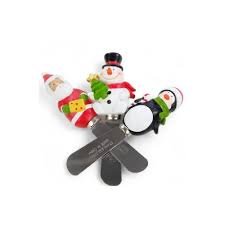 #09 CONJUNTO 3PCS ESPATULA PINGUIM/BONECO DE NEVE/NOEL - Imagem 2