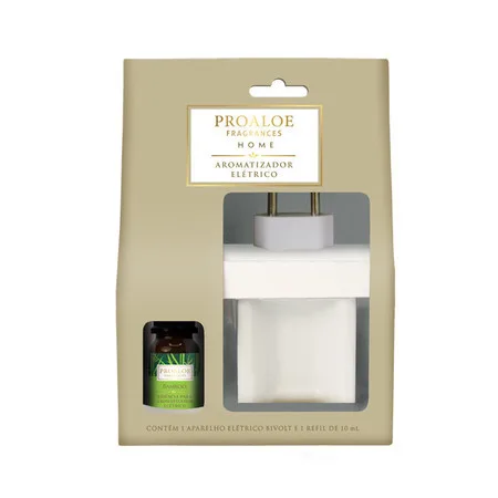 Kit Elétrico de Porcelana com Essência de Orquídea Negra 10ml - Proaloe