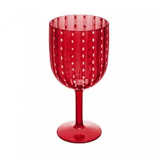 Taça de Acrílico Orquídea Vermelha 350ml - Wolff
