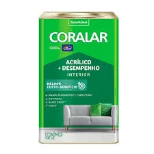 TINTA CORALAR ACR REFRESCO 18LT