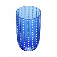 Copo Alto de Acrílico Orquídea Azul 450ml - Wolff