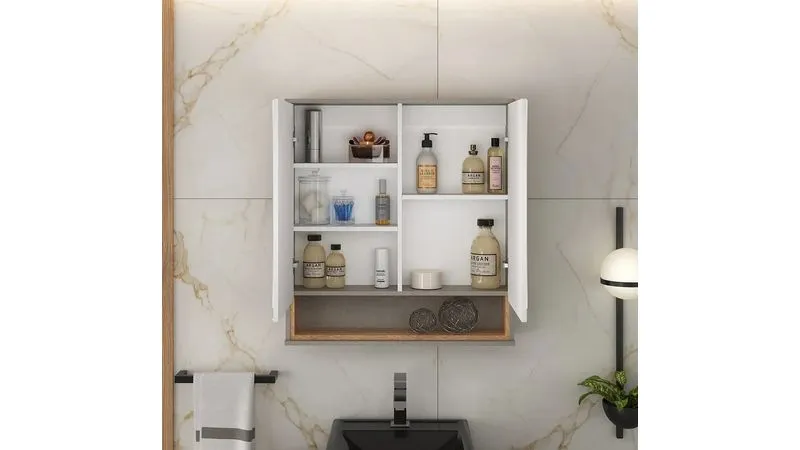 Espelheira Mariana Grigio C/ Catedral - Fabribam - Imagem 2