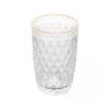 CONJUNTO 6PCS COPO ALTO DE VIDRO COM FIO DE OURO BICO DE ABACAXI 330ML 5254 #01 - Image 4