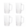CONJUNTO 4PCS CANECA VIDRO 335ML GLACIAL #07