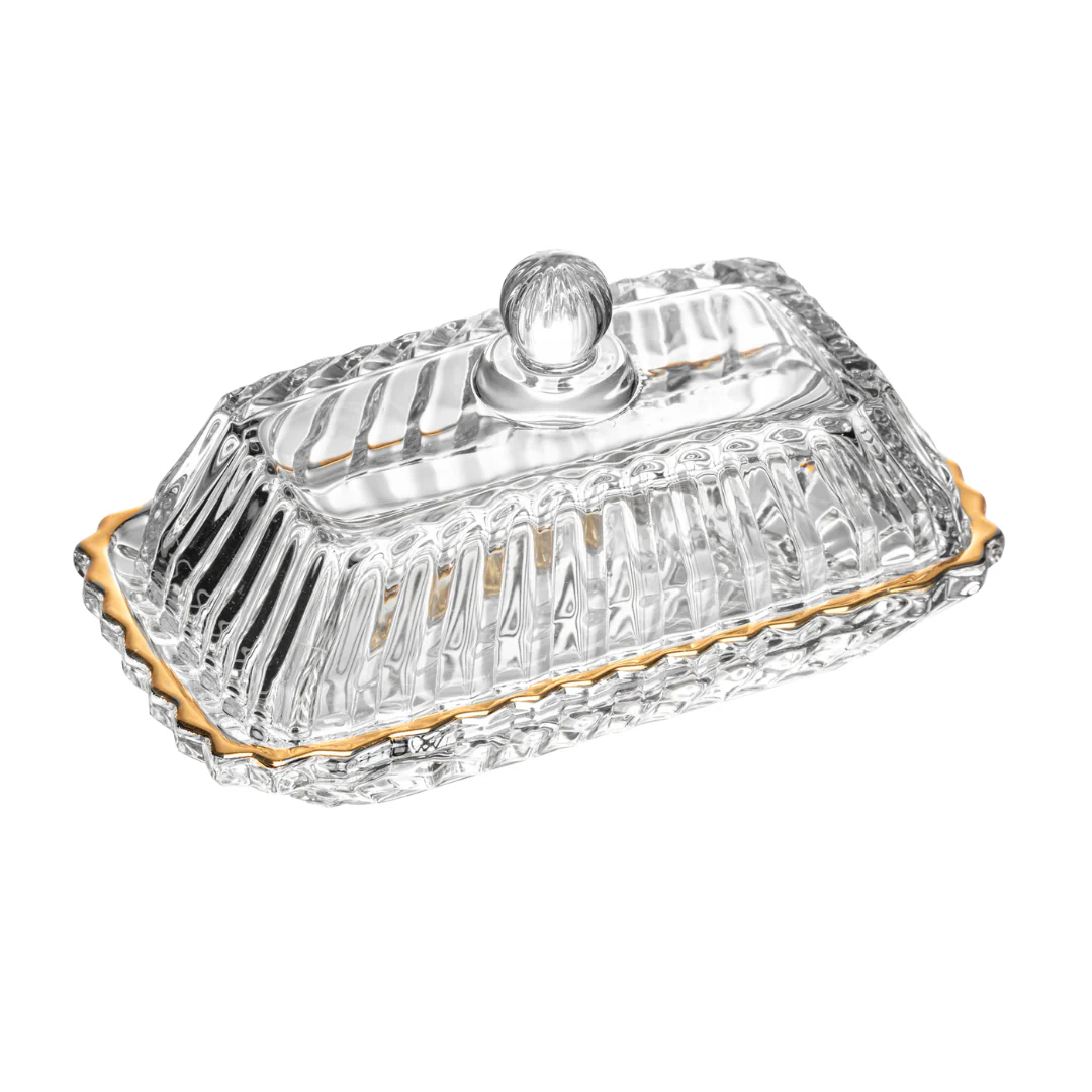 KIT MANTEGUEIRA DE CRISTAL IMPERATRIZ + AÇUCAREIRO C/ COLHER TRESS #04 - Imagem 4