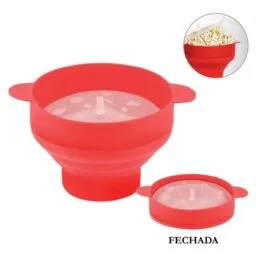 Pipoqueira Para Micro-Ondas De silicone Vermelha - Lyor