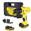 Kit Parafusadeira Furadeira com Maleta e 2 Baterias Bivolt 12V - Stanley