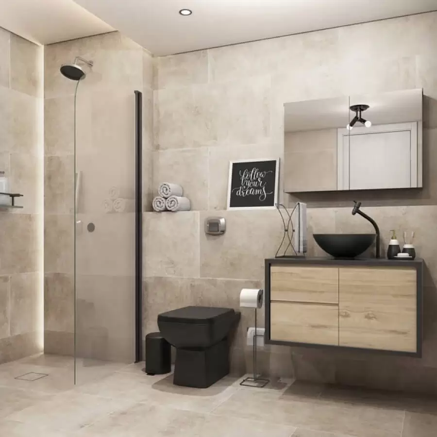 Combo Convencional Misti Preto Matte (IP4+KIT) - Icasa - Imagem 3