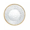 Açucareiro de Cristal Martelado com Colher e Tampa com Fio de Ouro Petra 10cm - Lyor - Image 2
