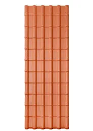 Telha PVC Plan Terracota 2,42x86cm - Lux Telhas