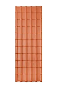 Telha PVC Plan Terracota 2,42x86cm - Lux Telhas