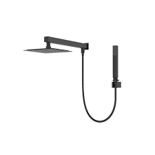 Ducha Quadrada c/desviador Slim - Black – Jiwi - Imagem 2