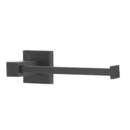 PORTA PAPEL HIGIÊNICO QUADRADO – ZAMAK PRETO - Flvx