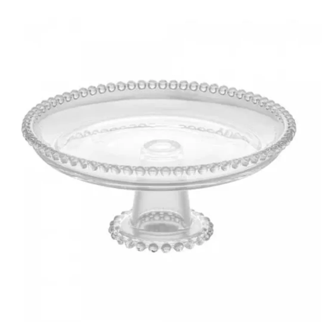 Prato de Cristal com Pé Pearl 20cm x 9cm - Wolff