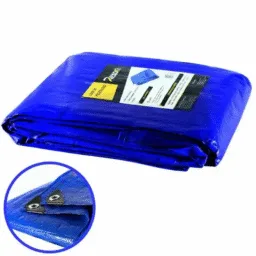 Lona Polietileno 6X5 Azul 100 Micras